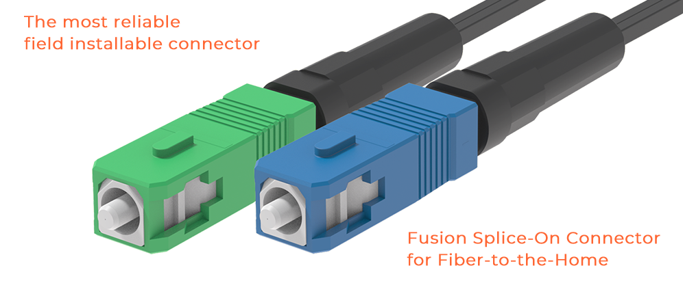 Fusion Splice On Connector Hard Boot OUTDOOR